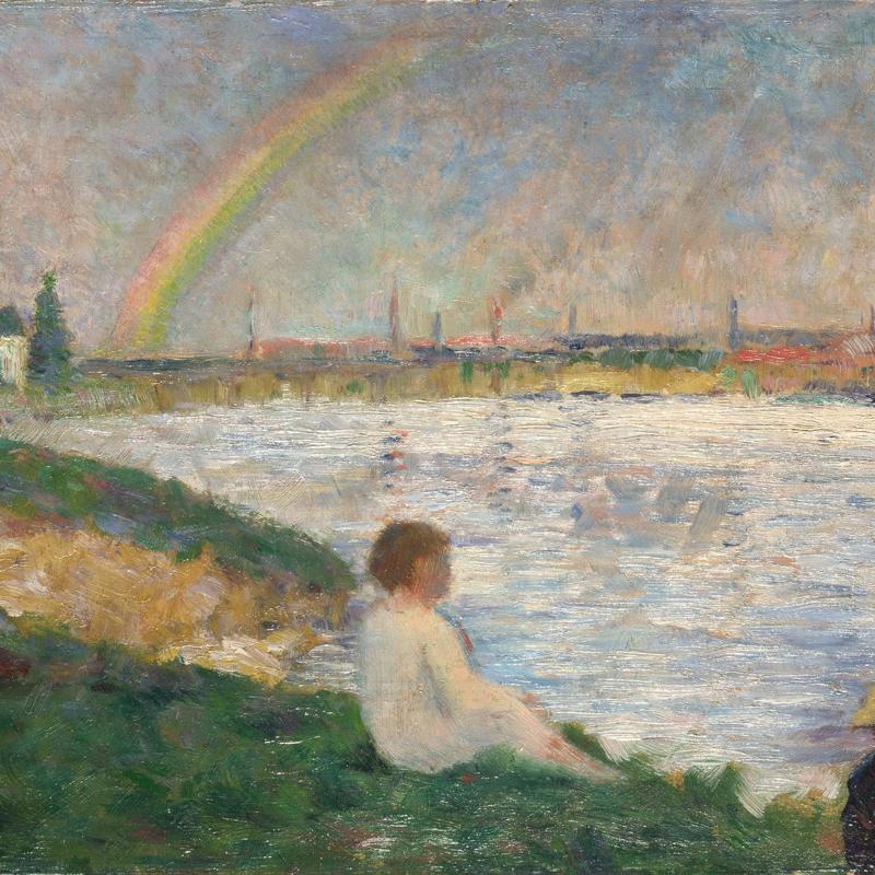 The Rainbow: Study for 'Bathers at Asnières'